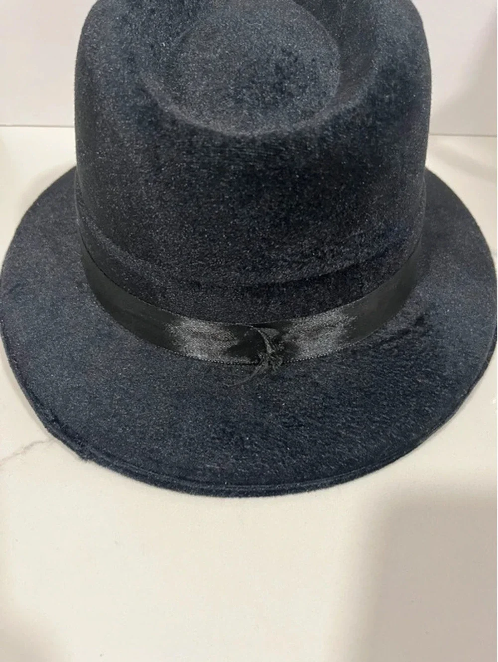 Black fedora hat Costume Velvet party new years